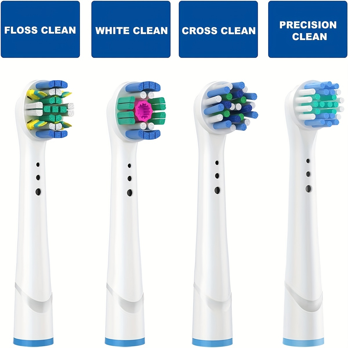 Têtes de brosse à dents de rechange, 4/12/16 pièces, compatibles avec oral-b Braun, têtes de brosse à dents électrique professionnelle