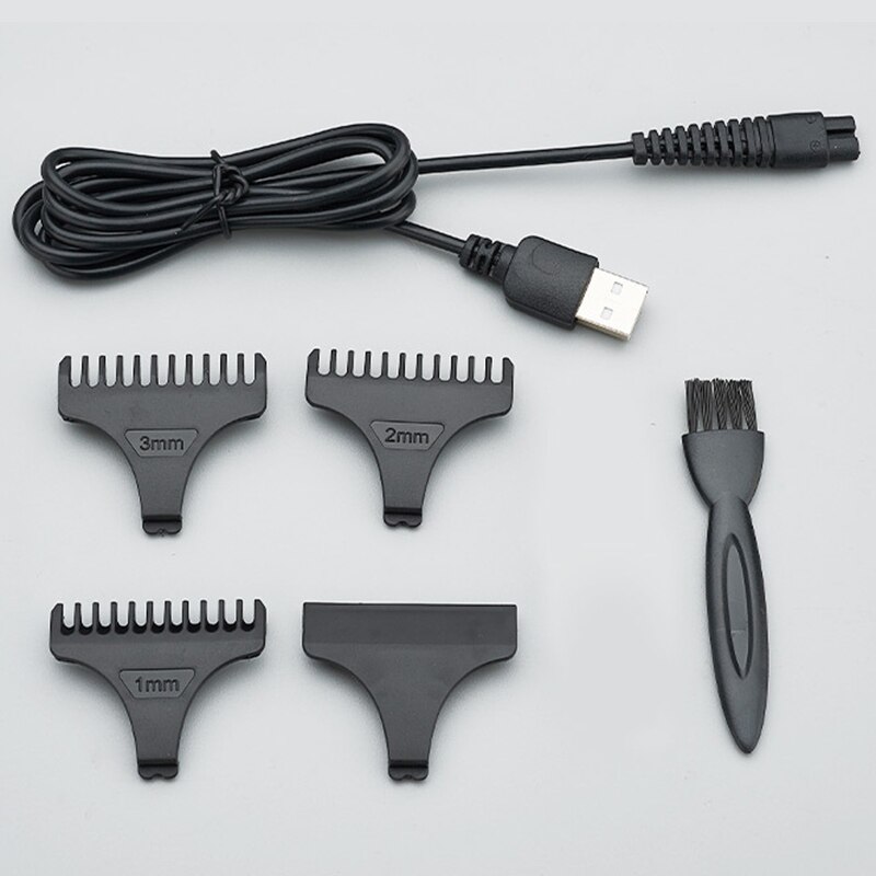 Resuxi Professionele Tondeuse Kapper Kapsel Sculptuur Cutter Oplaadbare Scheermes Trimmer Draadloze Rand Voor Mannen