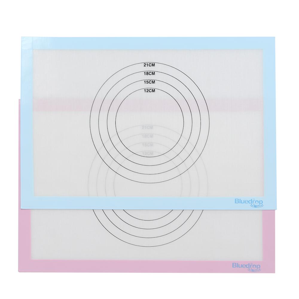Bluedrop Silicone baking mat Non stick pastry mat cookies cooking sheet oven liner food bakery baking sheets for oven 30x45cm