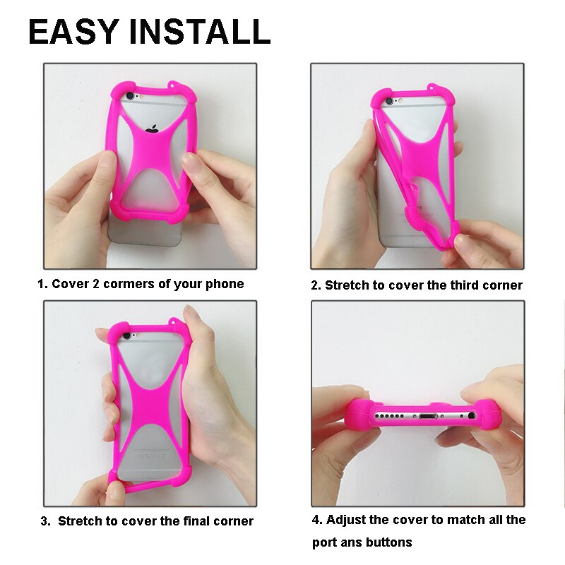 For HOMTOM ZOJI Z8 IP68 Case Universal Soft Silicone Bumper Skin Cell Phone Cover Case For HOMTOM ZOJI Z8 IP68 Funda Phone Cases
