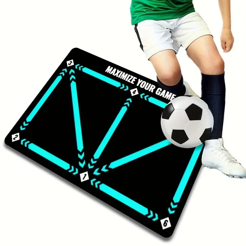 FußBall-Trainingsmatte, FußBall-Teppich, freundlicher-Trainingspaket, für Höhle Innenbereich, faltbar, für freundlicher und Erwachsene, Dribbeln, rutschfest, für freundlicher und Erwachsene, FußBall