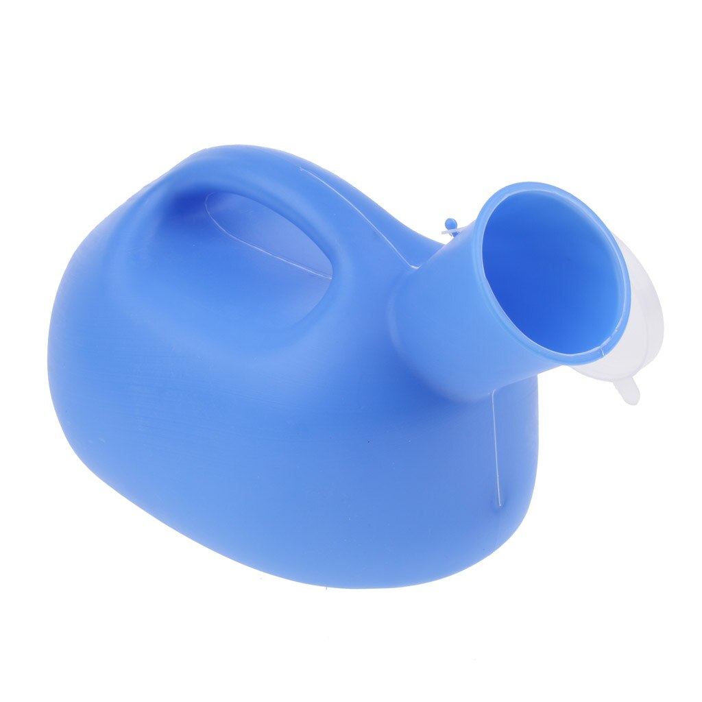 Urinals for Men 2000ml Thick Plastic Mens Bedpan Bottle with Lid - Spill Proof Urinary Bottle