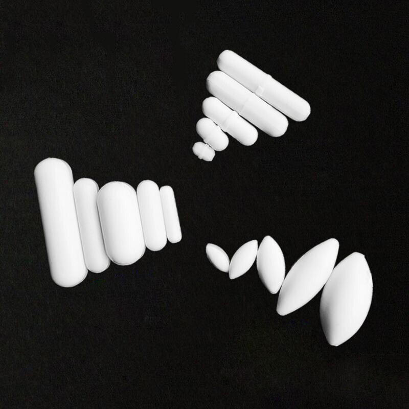 5PCS Magnetic Stirrer Bar Mixed Size PTFE Magnetic Stirrer Mixer Stir Bars