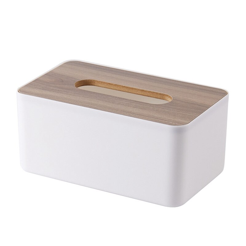 Living Room Desktop Japanese Bamboo And Wood Tissue Box Simple Drawing Paper Box Household Multi-Functional Storage Box: WT