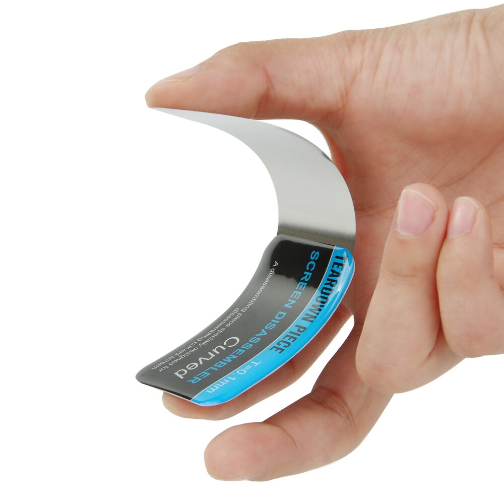 Tela curvada spudger lcd abertura pry cartão desmontar ferramentas de reparo metal aço ultra fino para iphone para samsung huawei xiaomi