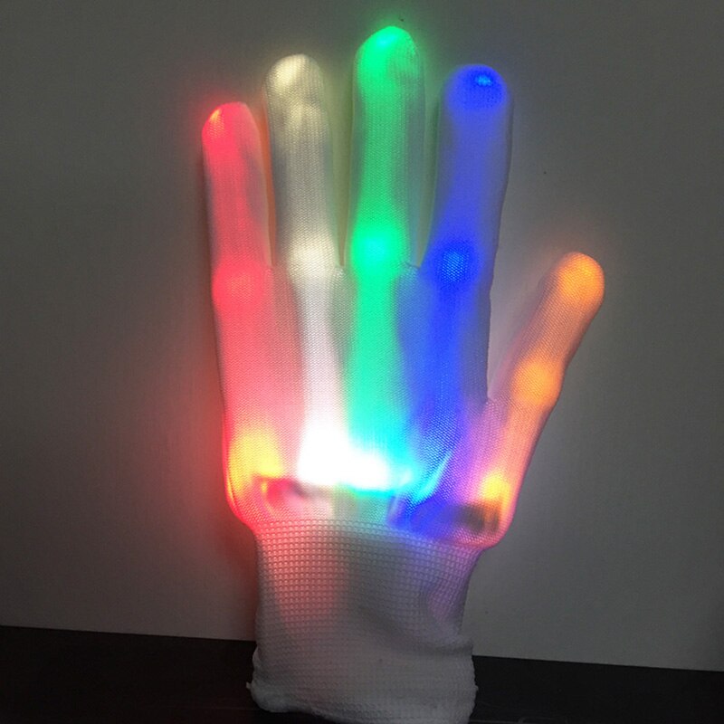 Improved model Strong resistance to pull RGB Light Gloves