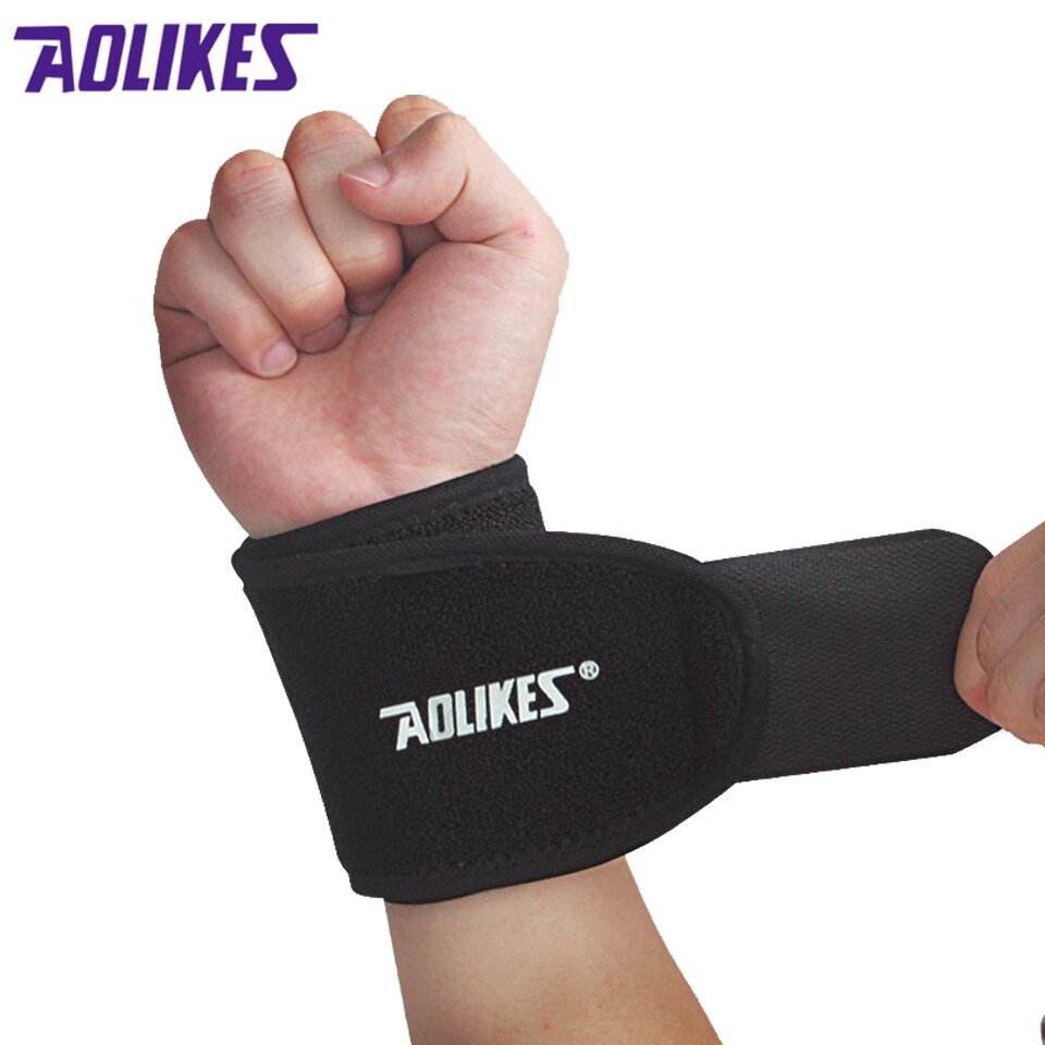 AOLIKES 1 STKS Gym Pols Bands Sport Polsband Polssteun Bandjes Wraps voor Gewichtheffen Munhequeira Protector