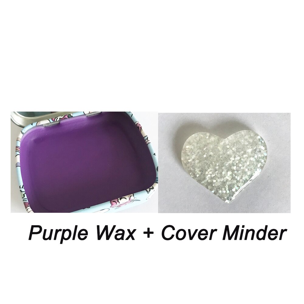 Sticky Wax in Tins for Diamond Painting DIY 5D Painting Clay with Cover Minder Keep Your Paper Cover, Sticky Wax Cover Minder: purple