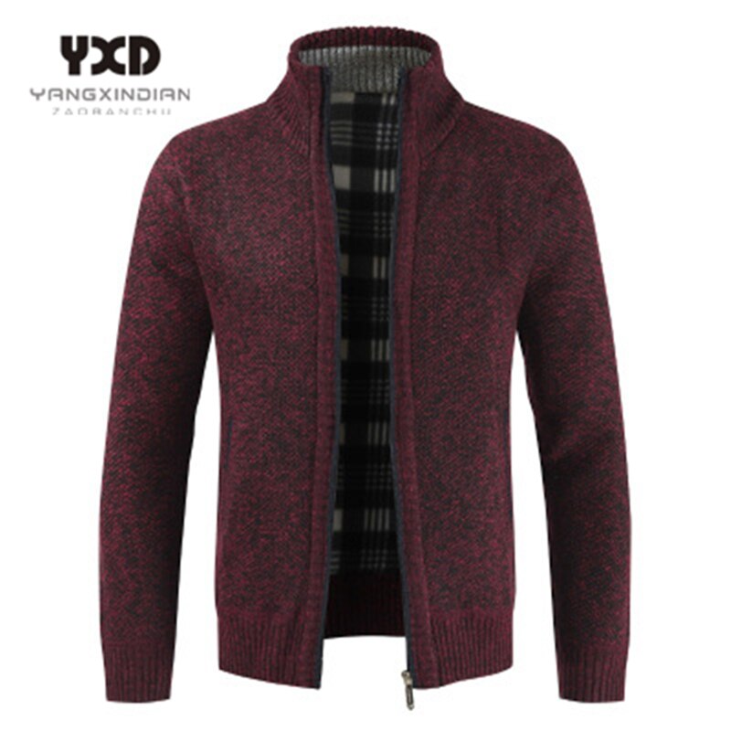 Cardigan épais et décontracté pour homme, pull de , coupe ajustée, en tricot, , à la , automne hiver