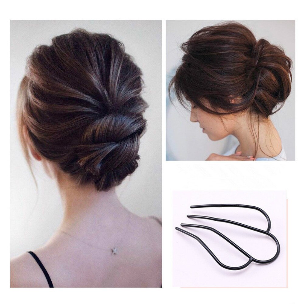 Pinza para cabello de estilo serpenteado para mujer, palo para hacer moños, herramientas de trenzado de cabello DIY, accesorios para el cabello, peinado trenzado