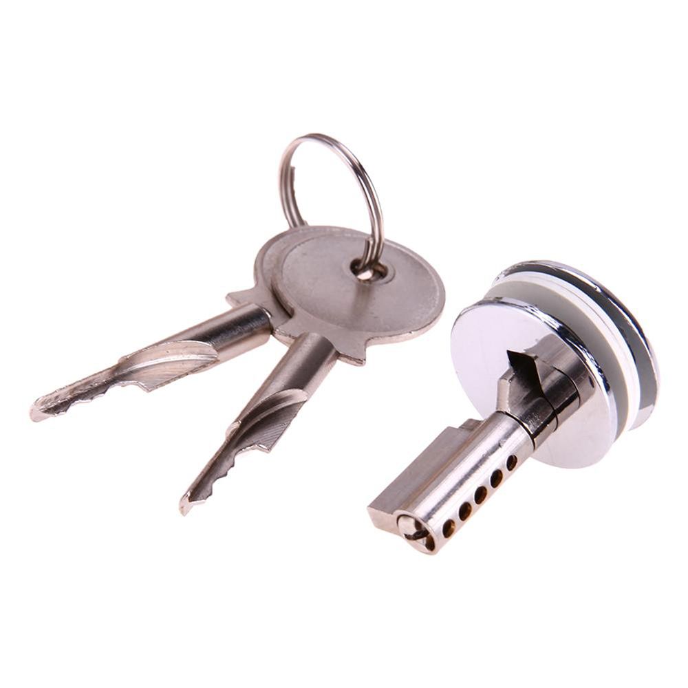 Accessori hardware per porta scorrevole in vetro antifurto Vetrina Vetrina in vetro Porta finestra Serratura per armadietto Serratura in vetro