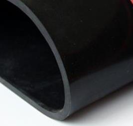 Hoja de goma de silicona roja/negra de 1mm/1,5mm/2mm, hoja de silicona negra de 250x250mm, goma mate, lámina de silicona para resistencia al calor: Negro / 1,5 mm