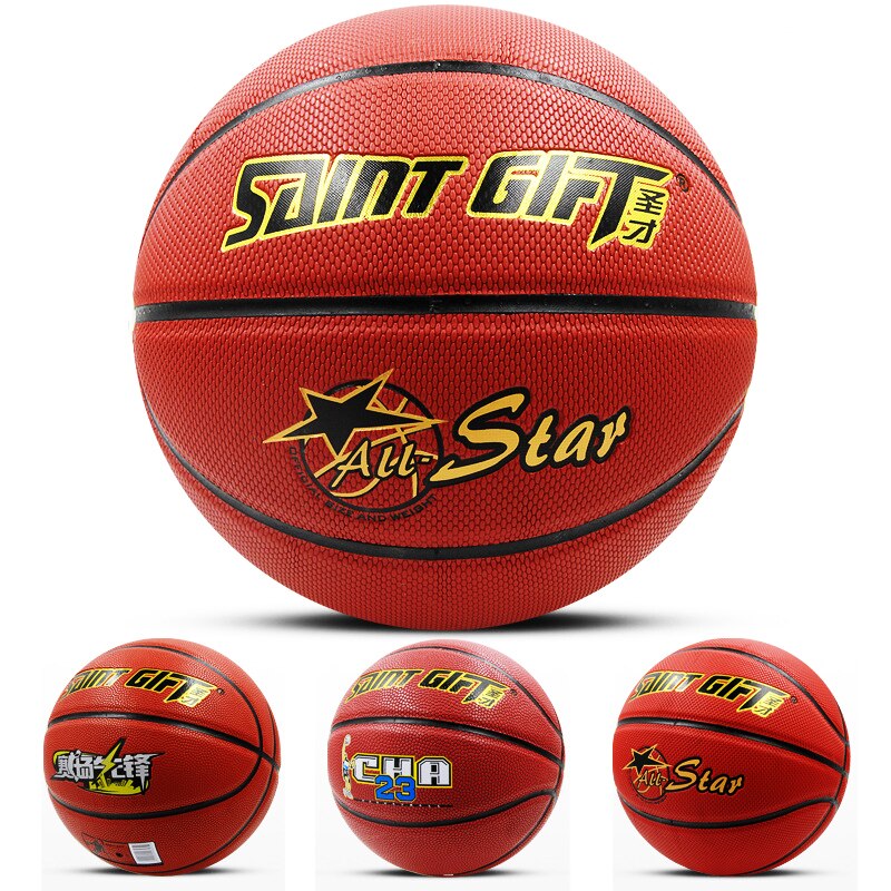 Basketball Size 7 - Official Game Ball for Men & Women - Indoor/Outdoor Training - Genuine Leather