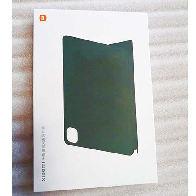 Original xiaomi mi pad 5 fodral mipad 5 pro smart intelligent wake-up tablet läder flip skalskydd magnetiskt adsorptionsfodral: Grönt fodral