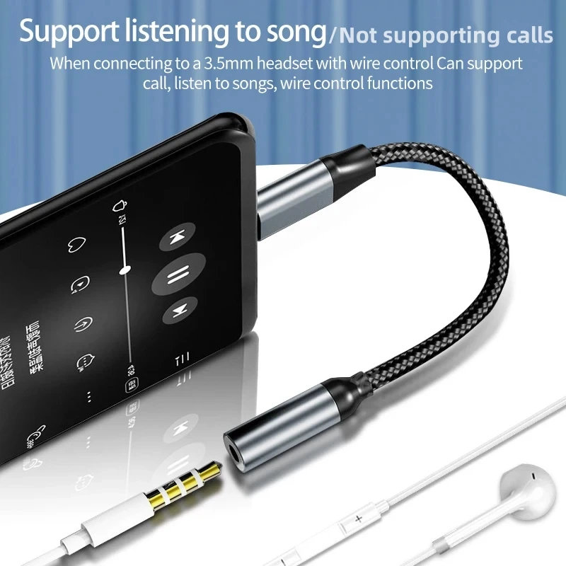 Adapter Lightning na 3,5 mm Aux Kabel audio z gniazdem 3 5 Kabel słuchawkowy Konwerter Kabel adaptera audio słuchawek