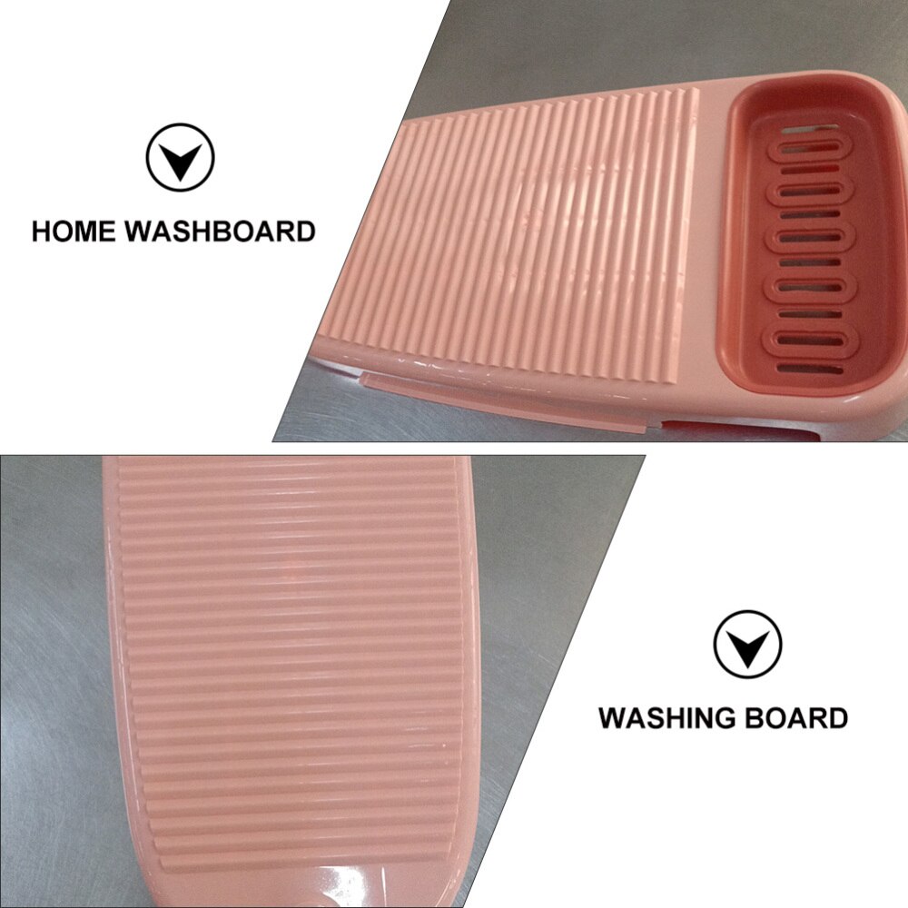 Non-slip Washing Washboard Thickened Home Washing Scrubbing Board Laundry Washboard for Home (Small,)