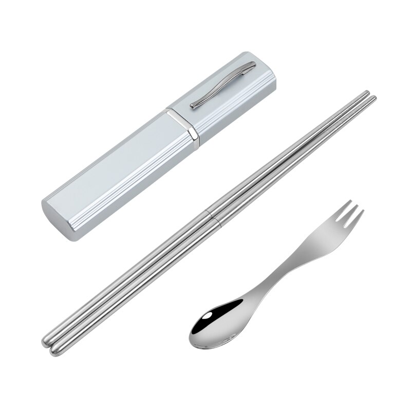 Folding tableware chopsticks Fork and spoon Traveling tableware