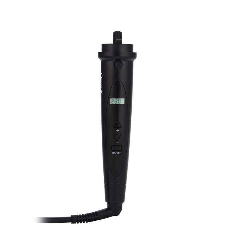 LCD Digital Perm Ceramic Hair Curler 19mm 32mm Large Waver Curly Hair Waver Roller Fast Heating Curling Iron Wand: Only Handle