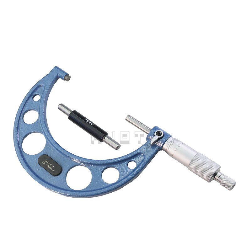 Buiten Spiral Micrometer 0-25 Mm/25-50 Mm/50-75 Mm/75- 100 Mm 100-125mmAccuracy 0.01 Mm Gauge Schuifmaat Meetinstrumenten