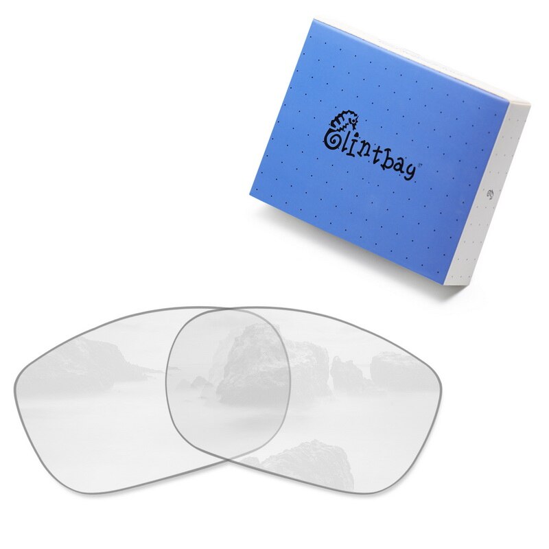 Glintbay Performance-lentes polarizadas de repuesto para gafas de sol Oakley Twoface, varios colores: Crystal Clear Non-po