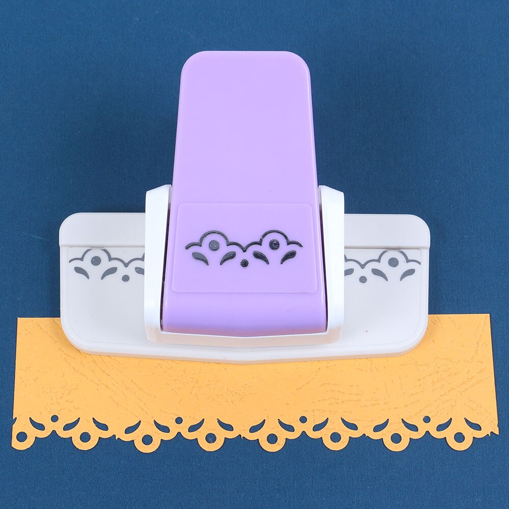 Bloemen Lace Edge Brailledrukkers Perforator Embossing Apparaat Tool Voor Papier Scrapbooking Card Kind Kids Diy Ambachten: 5