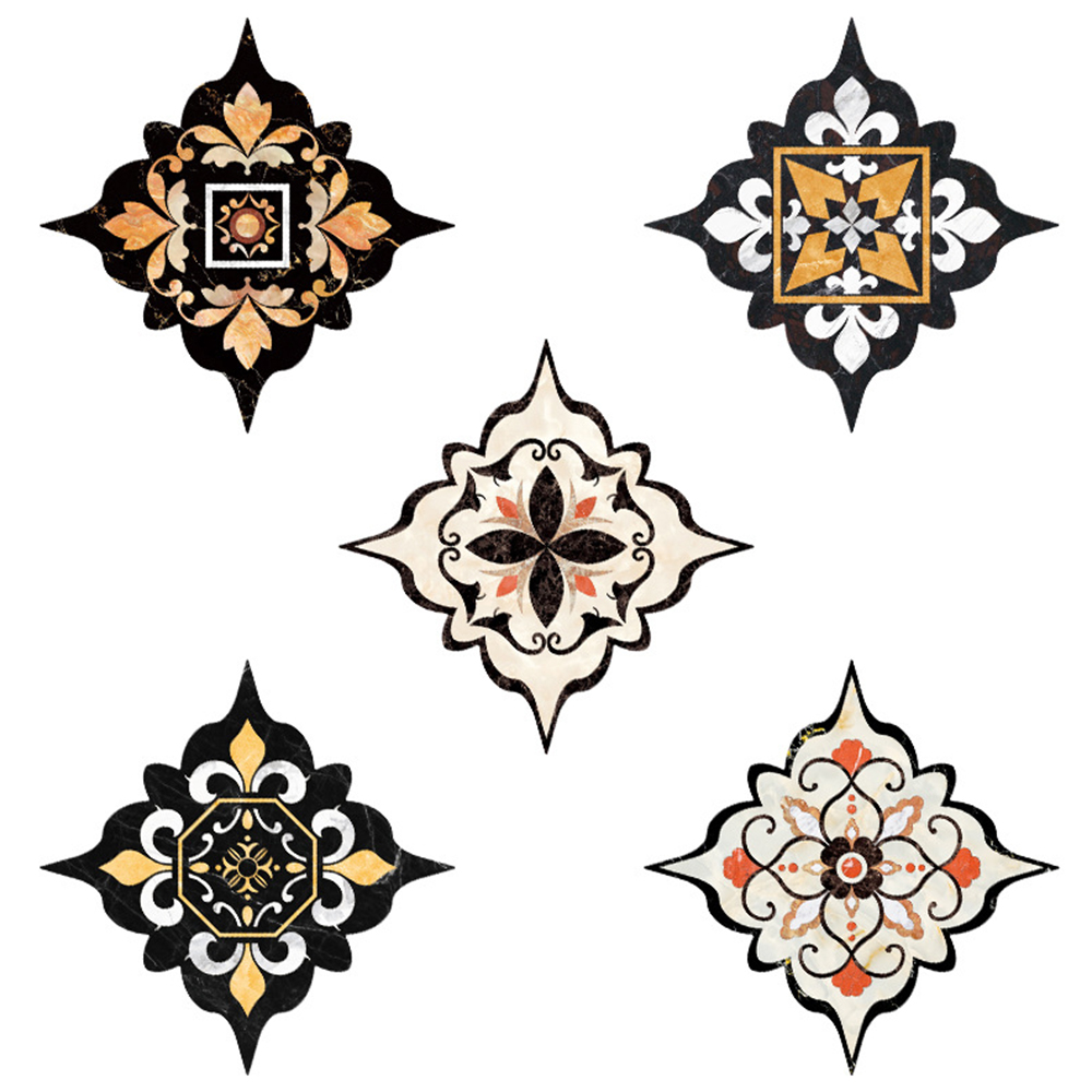 18pcs/Set Self Adhesive Waterproof PVC Ceramic Tile Stickers Wall Sticker Art Diagonal Floor Stickers Kitchen Home Decoration
