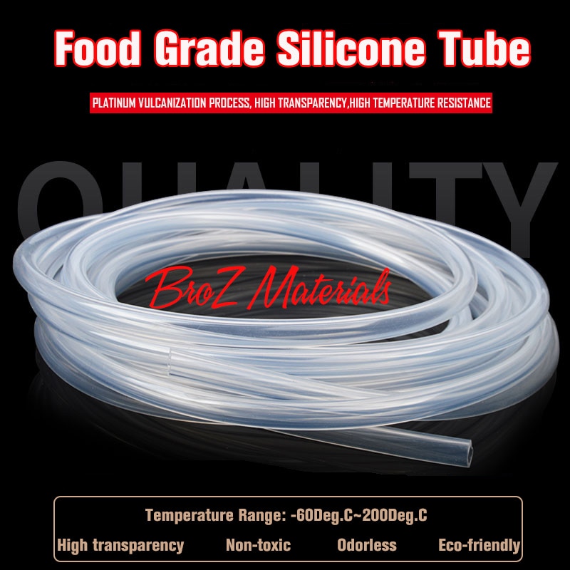 Tubo de manguera de silicona de grado alimenticio 12x15 ID 12mm OD 15mm de