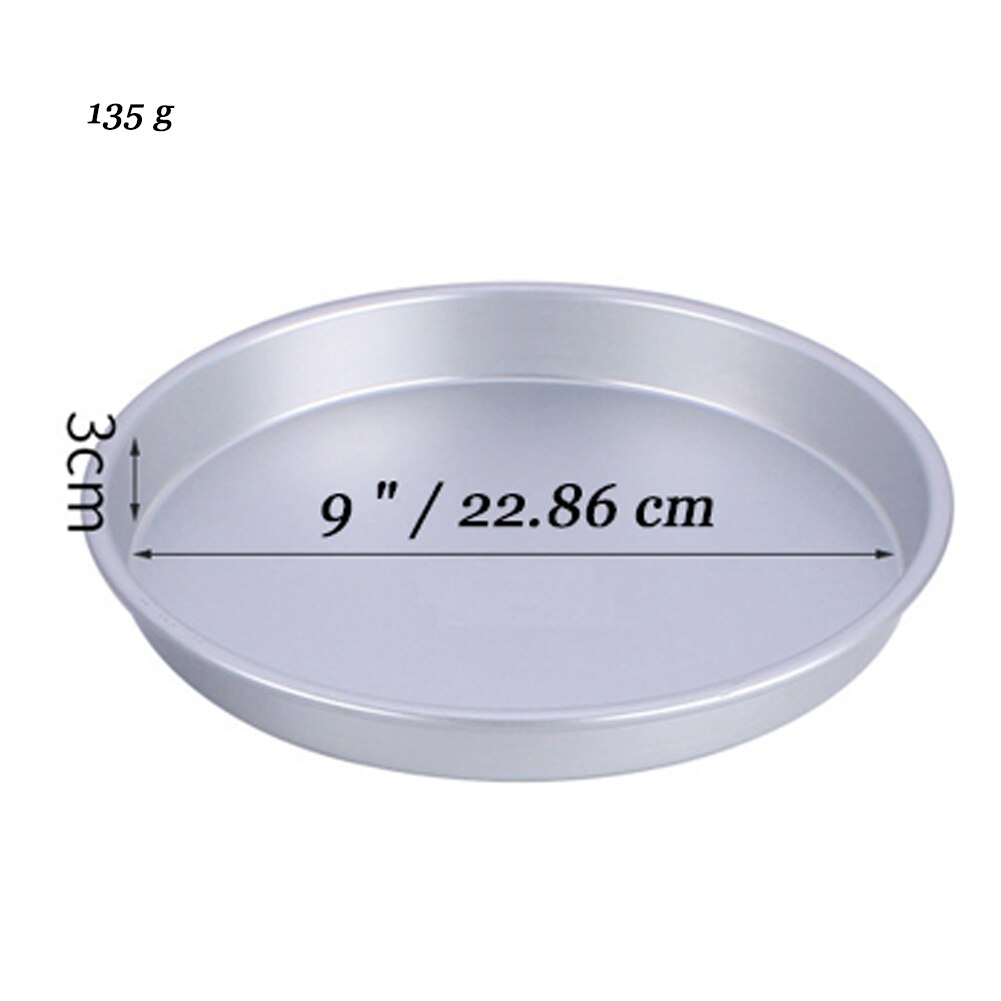 Facemile 7/8/9inch Premium Non-Stick Pizza Pan Bakeware Carbon Steel Pizza Plate Round Dish Pizza Tray Mold Mould Baking Tool: 9 inch