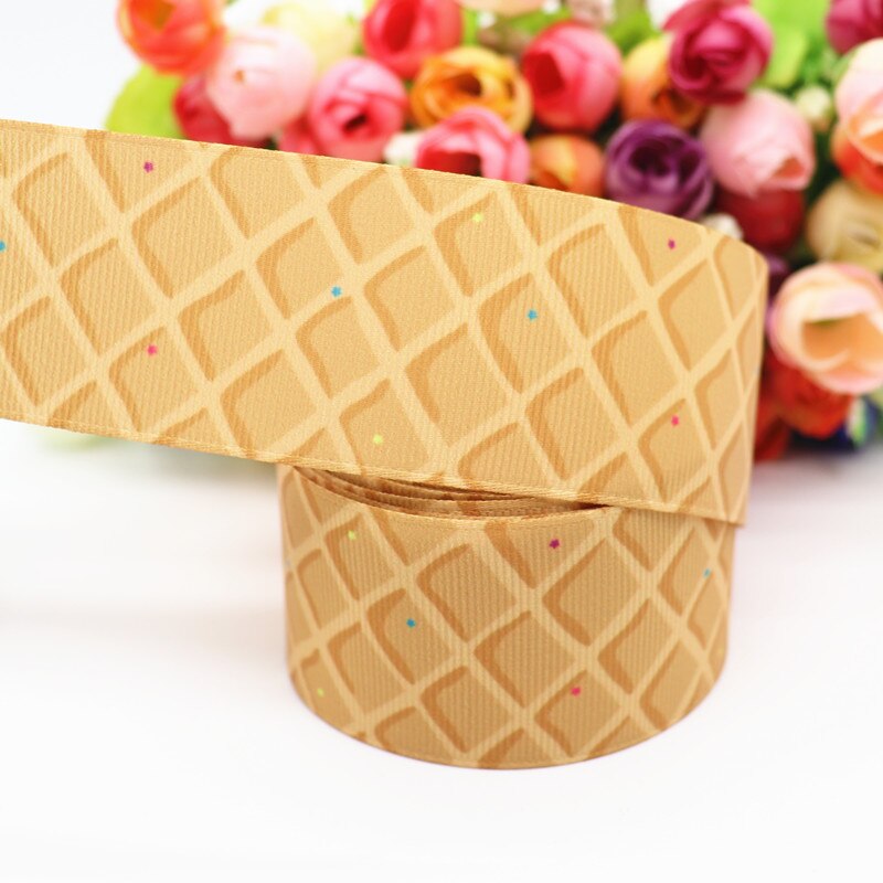 10 Yards 1.5 ''(38Mm) Cake, regenboog Gedrukt Grosgrain Linten Voor Haar Strikken Diy Handgemaakte Materialen Y19082302: 3