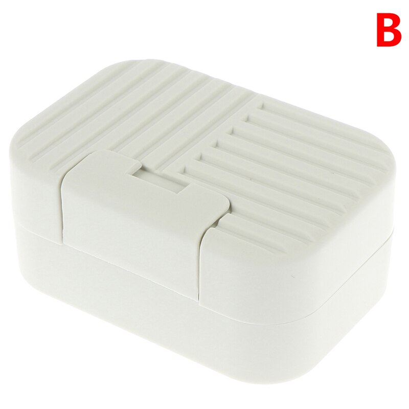 1pcs Outdoor Travel Soap Box Home Bathroom Accessories 2styles Waterproof Portable Soap Dish Bathroom Soap Holder: B
