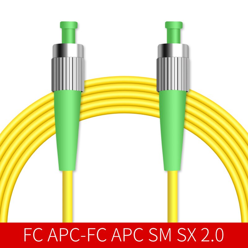 Optische faser patchkabel 1m 9/125 652D simplex SC/APC FC/APC LC/APC Zopf FTTH CATV Optic patchkabel: FC APC-FC APC 1M