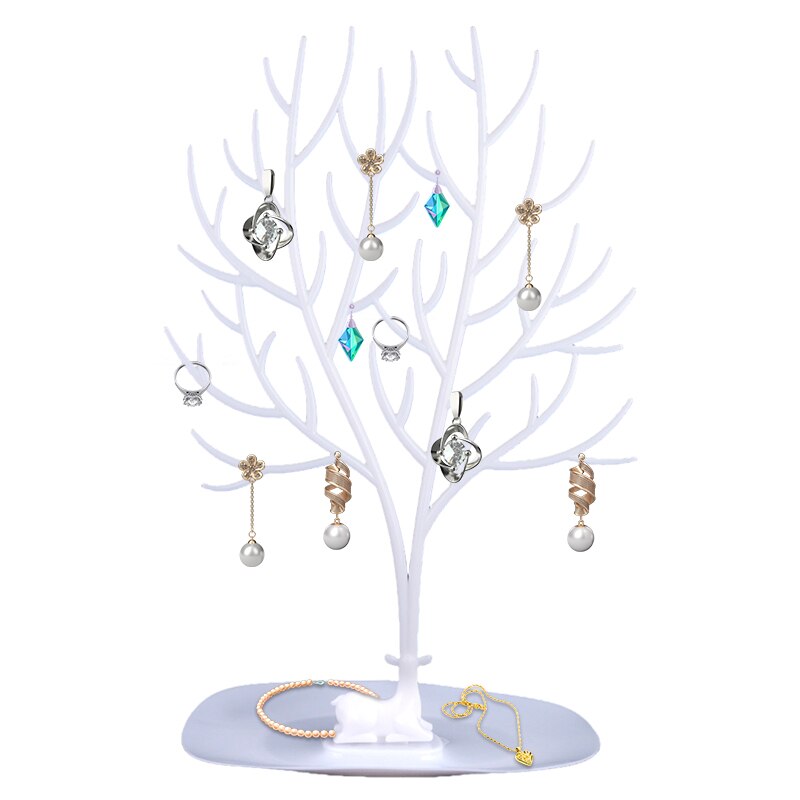 Herten Gewei Oorbel Houder Ketting Opknoping Sieraden Display Tree Organizer