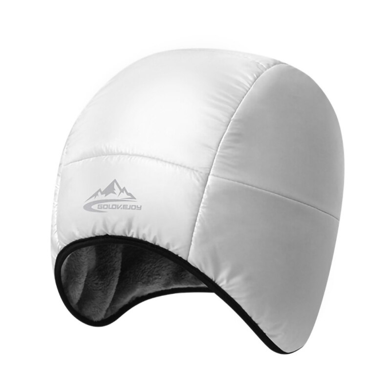 Winter Waterproof Down Cap Ear Protection Ski Hat Outdoor Waterproof Windproof Beanie Hat Ski Hiking Ear-cap Thermal Cap
