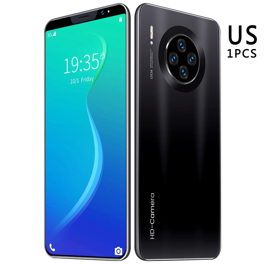 Mate33 Pro Smartphone avec 512M + 4GGB grande mémoire 5.8 pouces écran Support visage/empreinte digitale déverrouiller les téléphones mobiles double SIM: 12