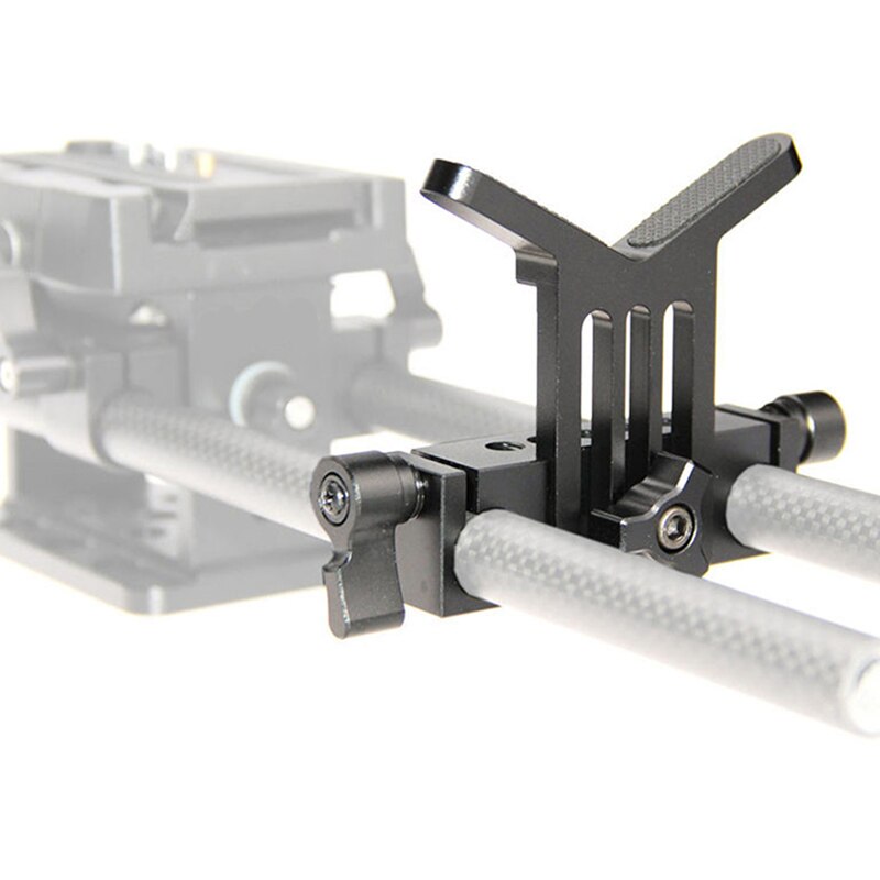 Bloc de Rail de bride de tige de Support d'objectif 15mm pour le système de Rail de Support de tige de plate-forme de DSLR C1108 accessoires de photographie d'appareil-photo