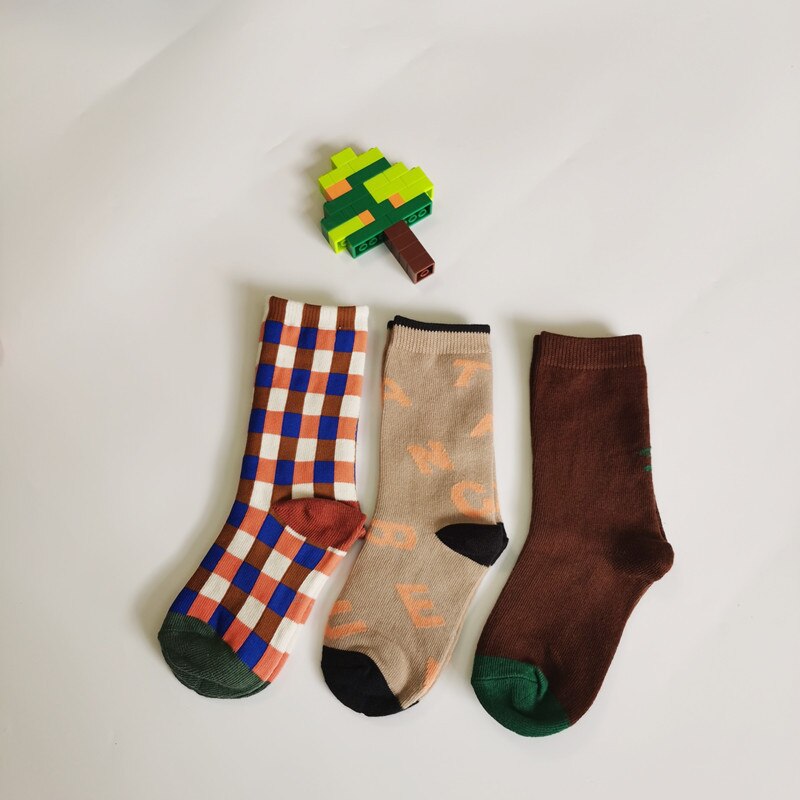Calcetines de algodón para bebés y niñas de 1 a 9 años, calcetines bonitos para recién nacidos, accesorios de ropa para bebés, 6 par/lote