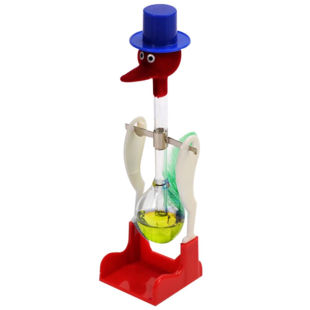 Non-Stop Liquid Drinking Glass Lucky Bird Duck Bobbing Magic Prank Toy Teach Them Physics Eco-friendly and Safe: YL