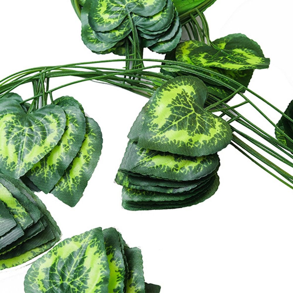 12pcs Artificial Foliage Simulated Leaf Garland Decor DIY Flexible Garland Hanging Plants Plastic Exquisite