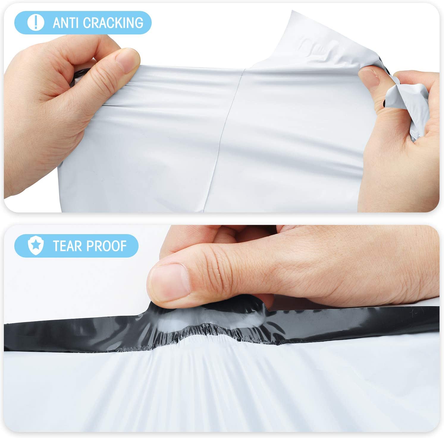 White Courier Bags poly mailer bags mailing bags Self Seal Envelops Plastic Packaging bag plastic bags for packing