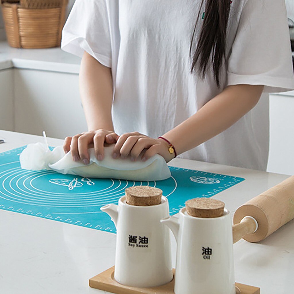 Bolsa de mezcla para amasar Harina de silicona para masa, utensilios de cocina reutilizables de pastelería, bolsas para amasar harina, utensilios de cocina