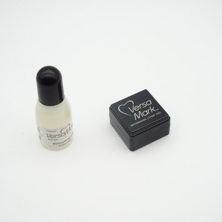 Almohadilla para sello de tinta VERSAMARK, grande, pequeña, con relleno de lápiz, de aceite disponible TSUKINEKO, almohadilla de tinta japonesa: E