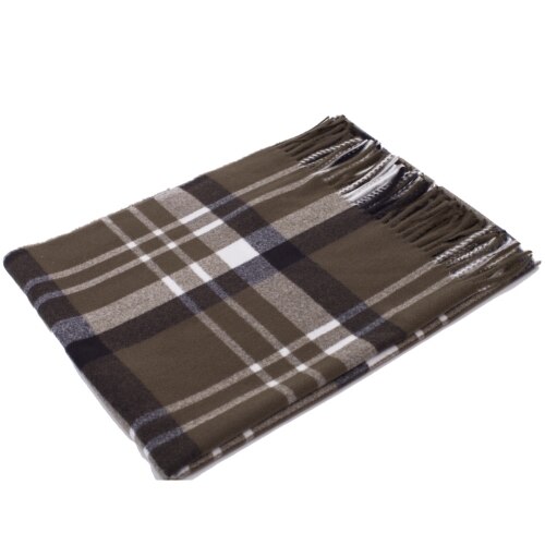 Unisex Cashmere Blend Plaid Scarf – Winter Warm Long Shawl Wrap – 190x45cm