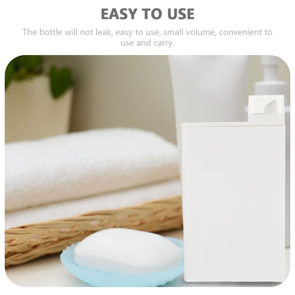 2pcs Shampoo Bottles Refillable Lotion Sub Bottles Multipurpose Storage Bottles