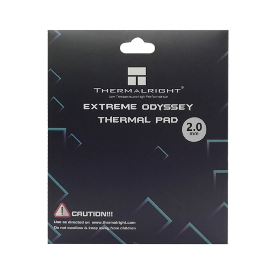 Thermalright ODYSSEY Thermal Pad on-conductive Silicone grease pad 12.8W/mK for GPU/RAM/Motherborad/SSD 120x120mm Original pad: 120x120x2.0mm