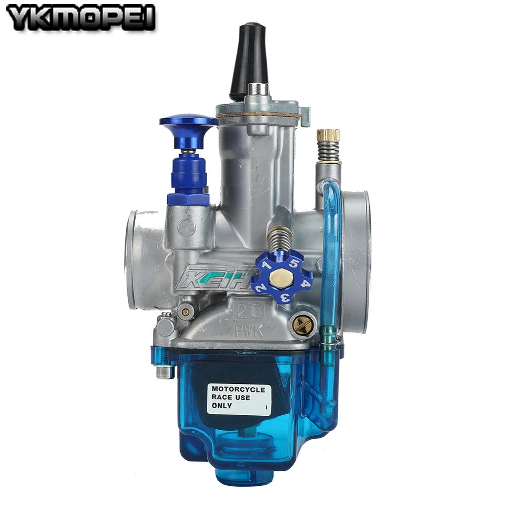 Carburador PWK para motor de motocicleta 2T/4T, 28, 30, 32 y 34mm, con Power Jet