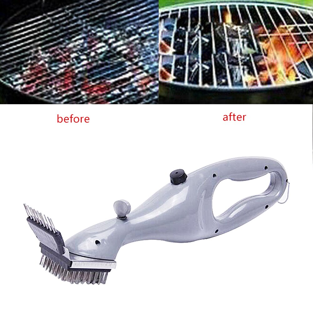 Outdoor Picnics Barbecue Grill Daddy Cleaner BBQ Brush Cleaning Tools Steel Wire Outdoor Home BBQ Accessories Durable 2