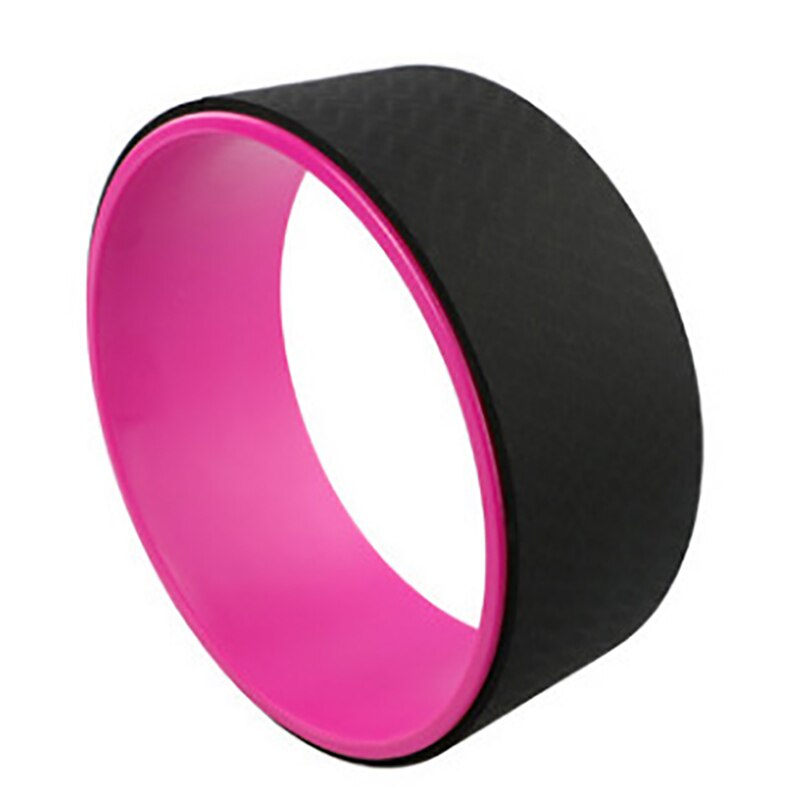 Yoga Wheel Dharma Yoga Prop Wheel Pose Thick Padding Yoga Roller for Back Pain Stretching Increased Flexibility