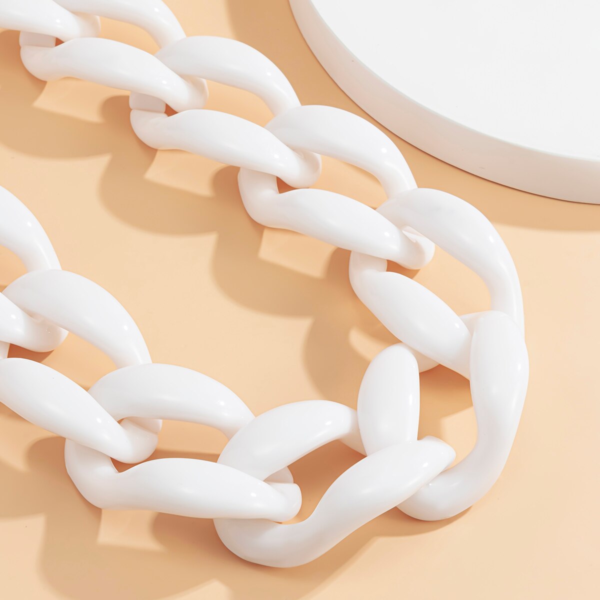 Shixin Punk Ccb Dikke Link Chain Taille Riem Vrouwen Goth Zwart/Wit Ketting Riem Vrouwelijke Voor Jurk Accessoires Kettingen lanyards Jeans