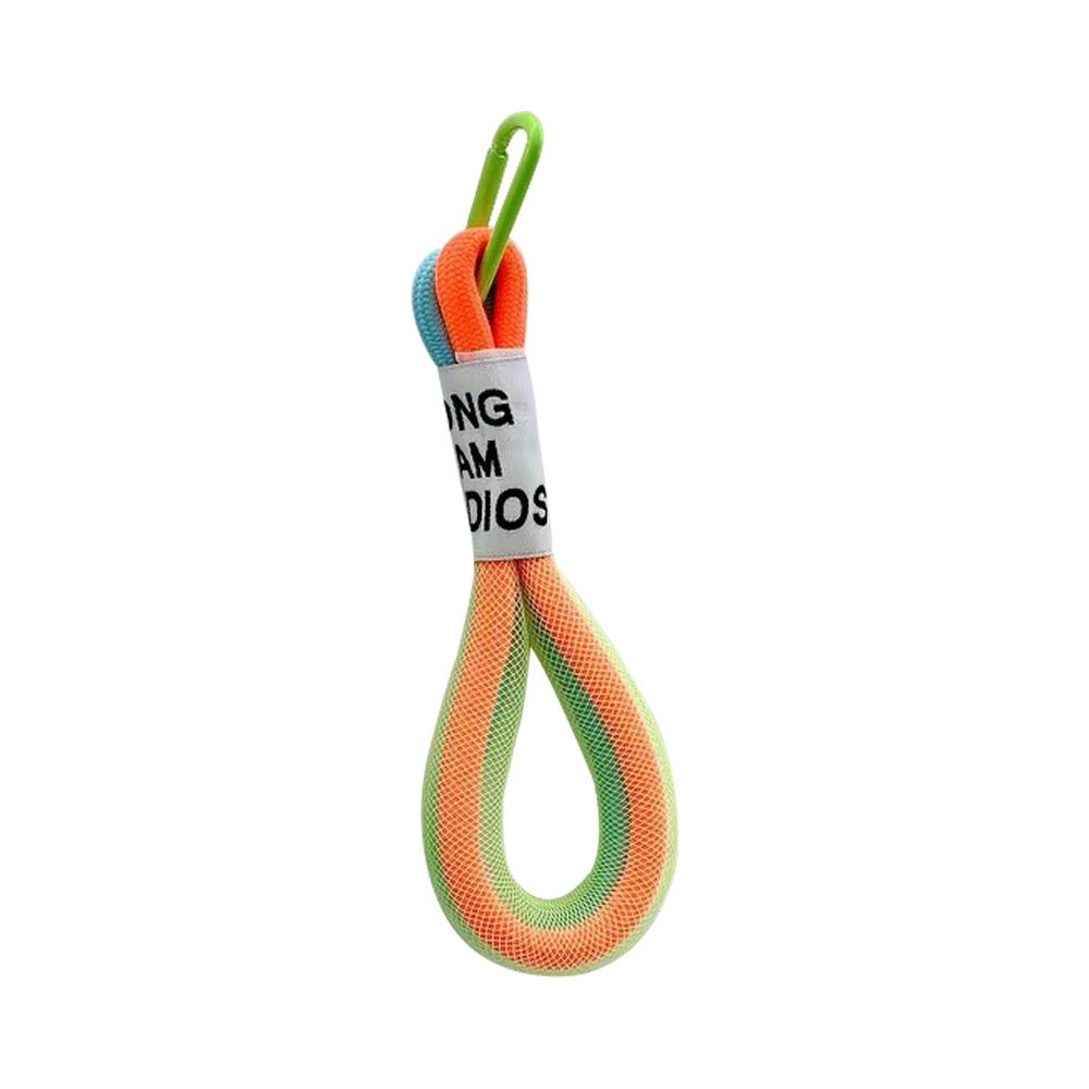 Mode Fluorescerende Kleur Multi Functie Mobiele Telefoon Lanyard Strap Voor Sleutels Rugzak Kaarthouder Leuke Hand Bandjes Korte Touw: rose red blue