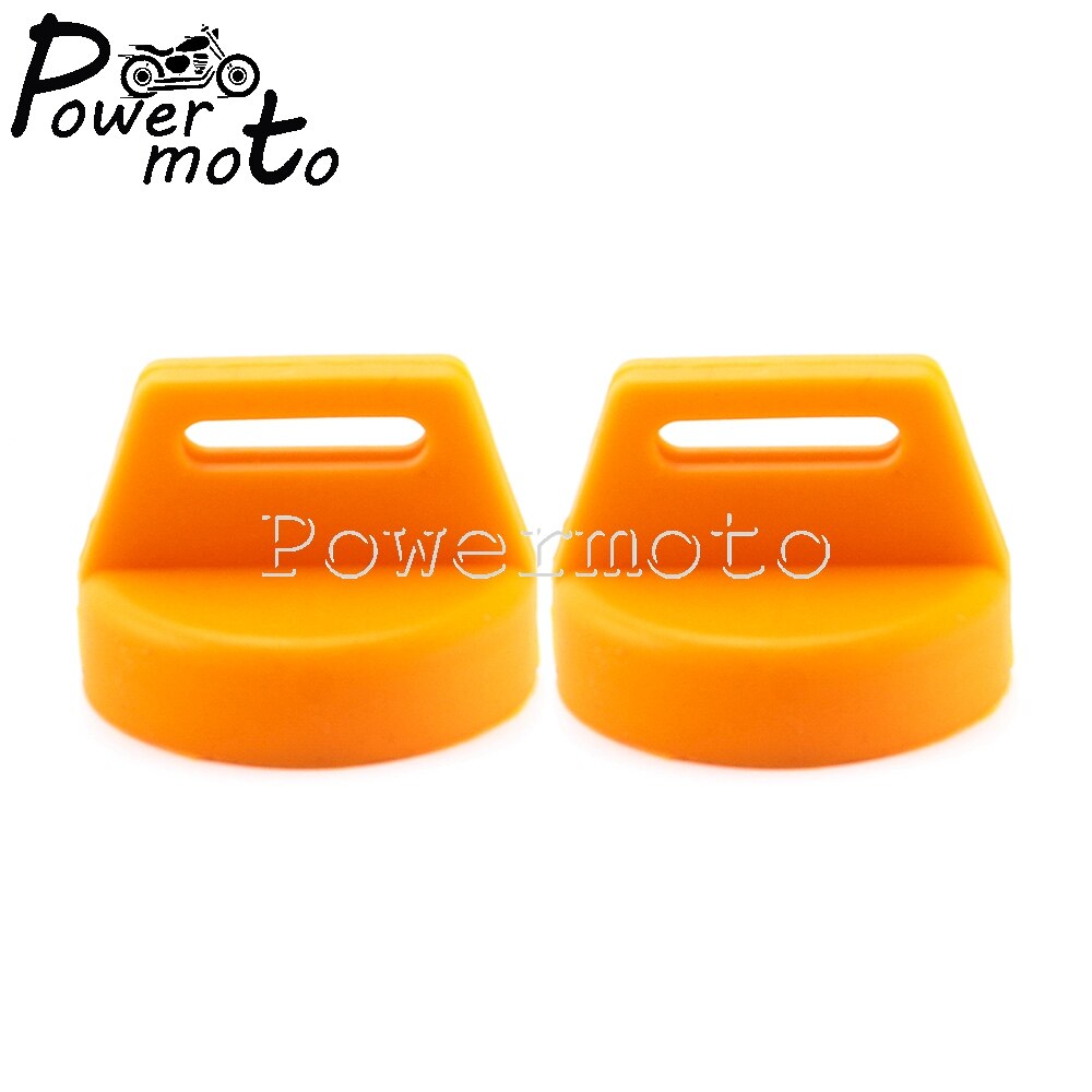 1x 2x Rubber Ignition Switch Key Cover Fob Case For Polaris Quad Ranger General Sportsman ACE ATV XP RZR Scrambler 570/900/1000: 2x Light orange